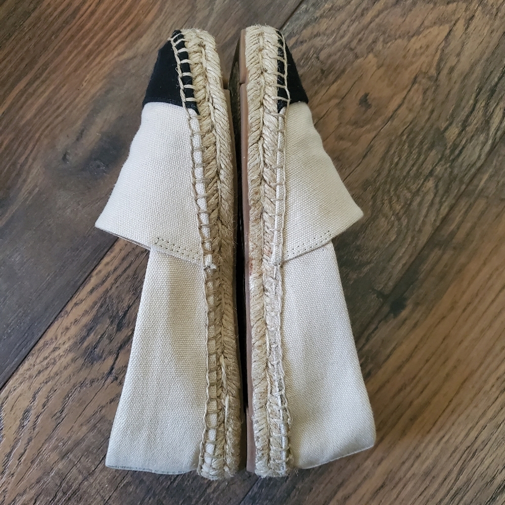 Tory Burch Color Block Canvas Espadrille Flats Si… - image 7
